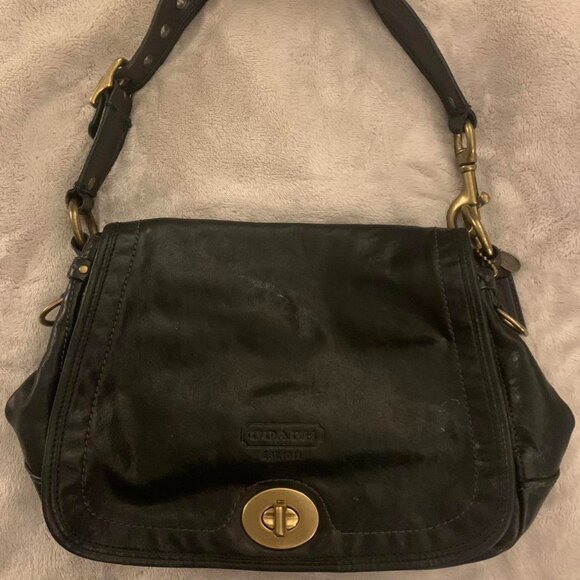 Coach Saddle Bag Legacy 65th Anniversary Vachetta Black Shoulder Bag - Picture 1 of 5